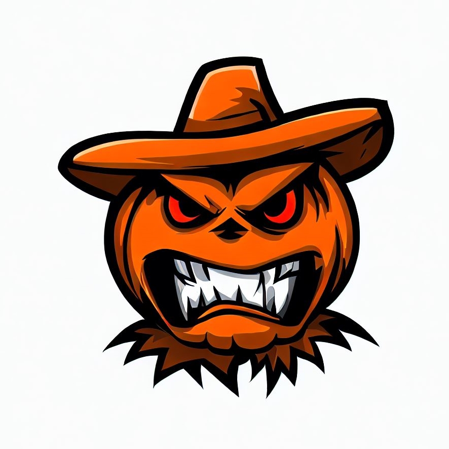 Scarecrow Head Logo
